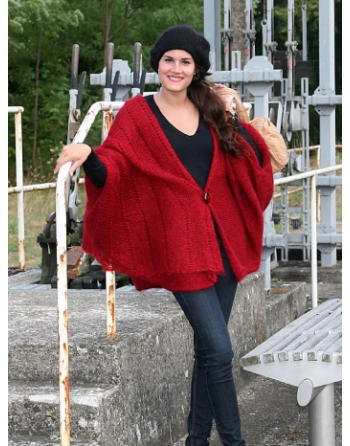 Fiche Tricot Poncho Saphora